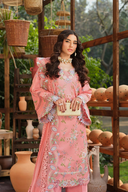 Maryam Hussain | Luxury Lawn 26 | Dimple - Luxury Dress - available at Maria Faisal in UK and USA.
