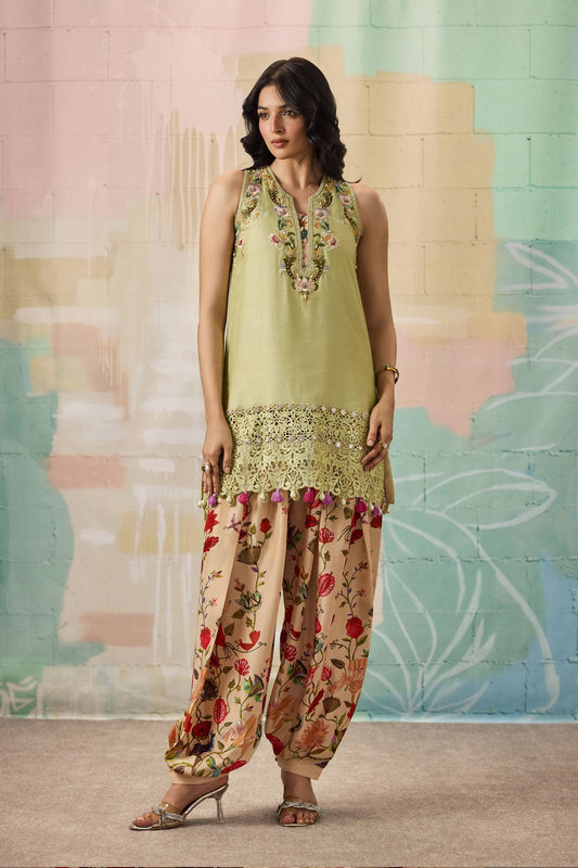 Layla Chatoor | Pret A Porter | LC-46 - Luxury Dress - available at Maria Faisal in UK and USA.