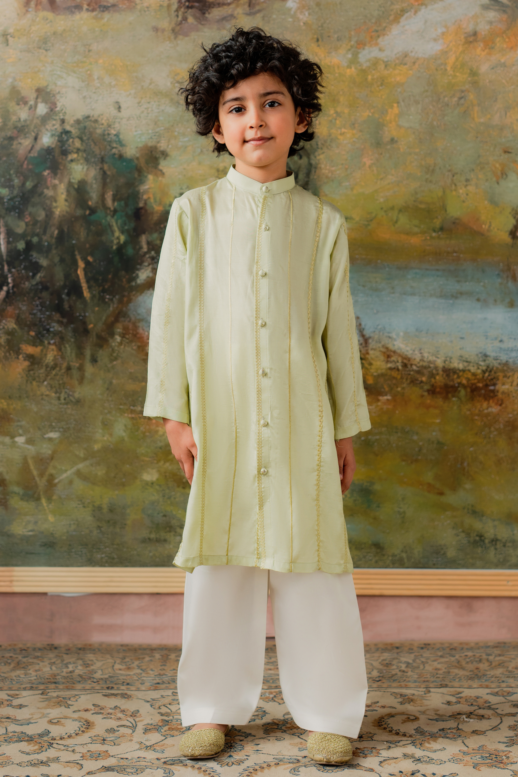KKB-217 - by Maria Faisal - Registered Vendor of : Kastoor Kids - 100% Original Designer Dress.