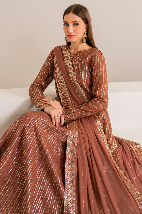 Farasha | Lumiere Formals | RUSSET - Ladies Clothes - Maria Faisal