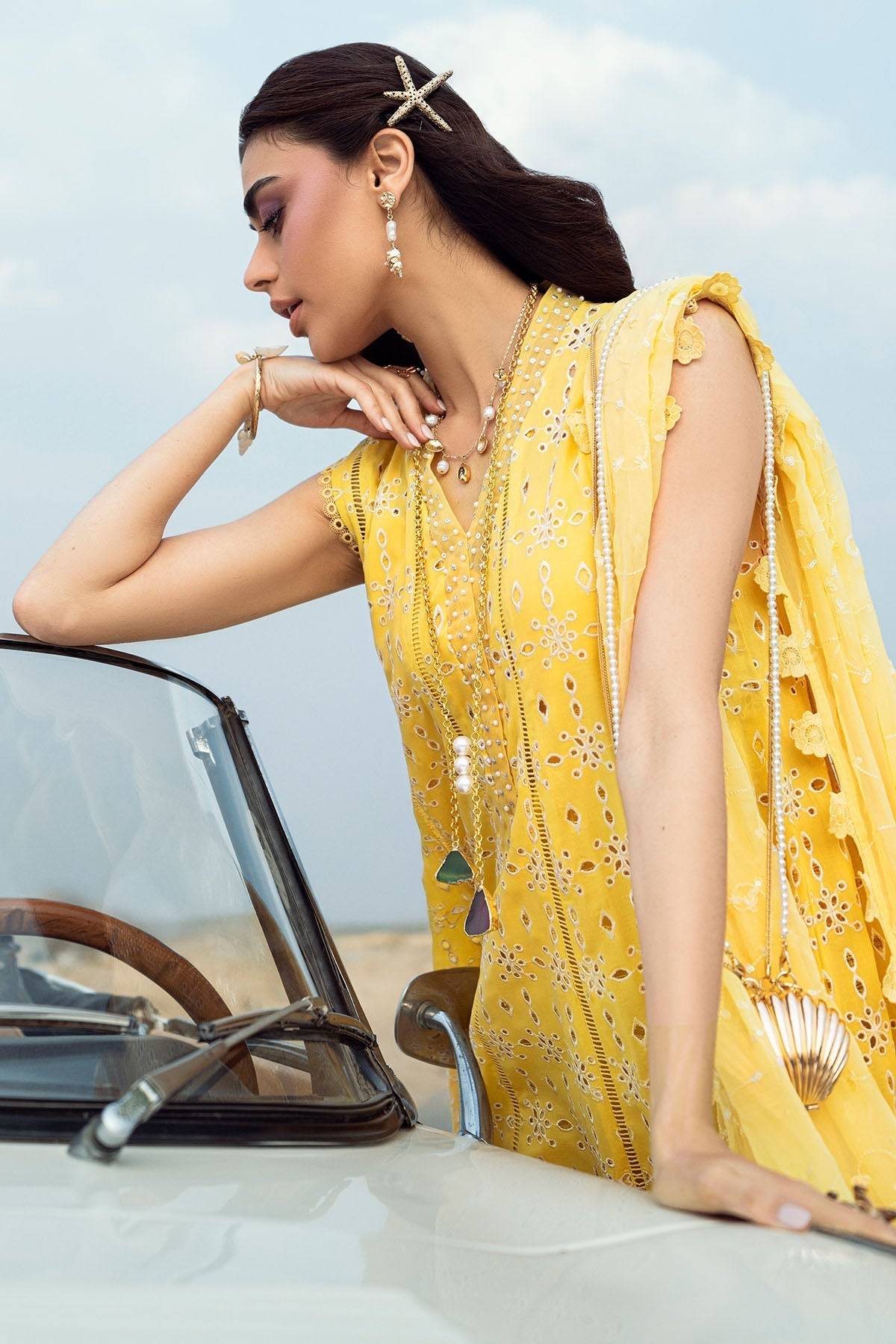 Nureh | Khuwab Luxury Lawn | NE-144 by Maria Faisal - Registered Vendor of : Nureh - type : - 100% original wedding dresses