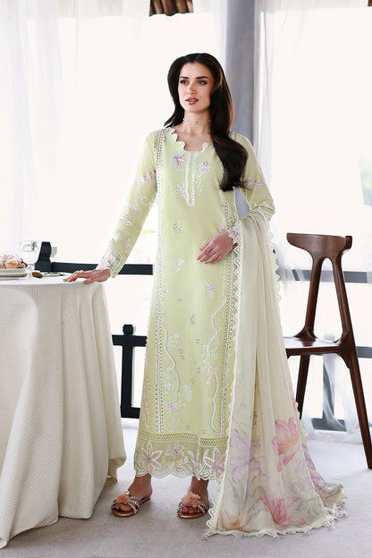 Azure | Luxury Lawn 26 | Garden Muse - Dress - available at Maria Faisal in UK and USA.