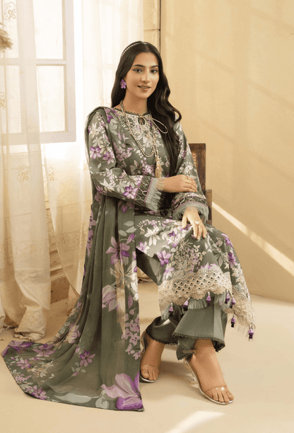 Humdum | Senora Lawn 25 | Senora - D06 by Maria Faisal - Registered Vendor of : Humdum - type : Ladies Clothes - 100% original wedding dresses