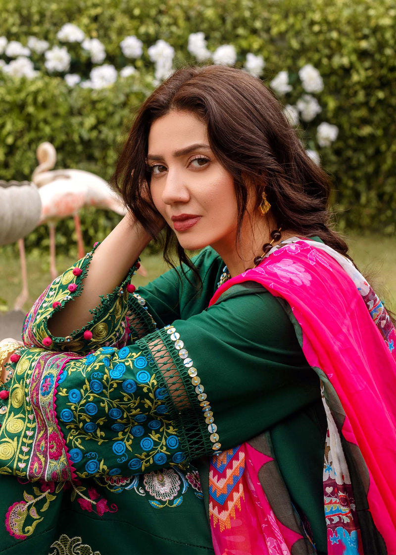 Sadaf Fawad Khan | Lawn 24 | Ada (A) - Designer Dress with Intricate embroidery and embellishments. Shop elegent wedding dress at Maria Faisal.