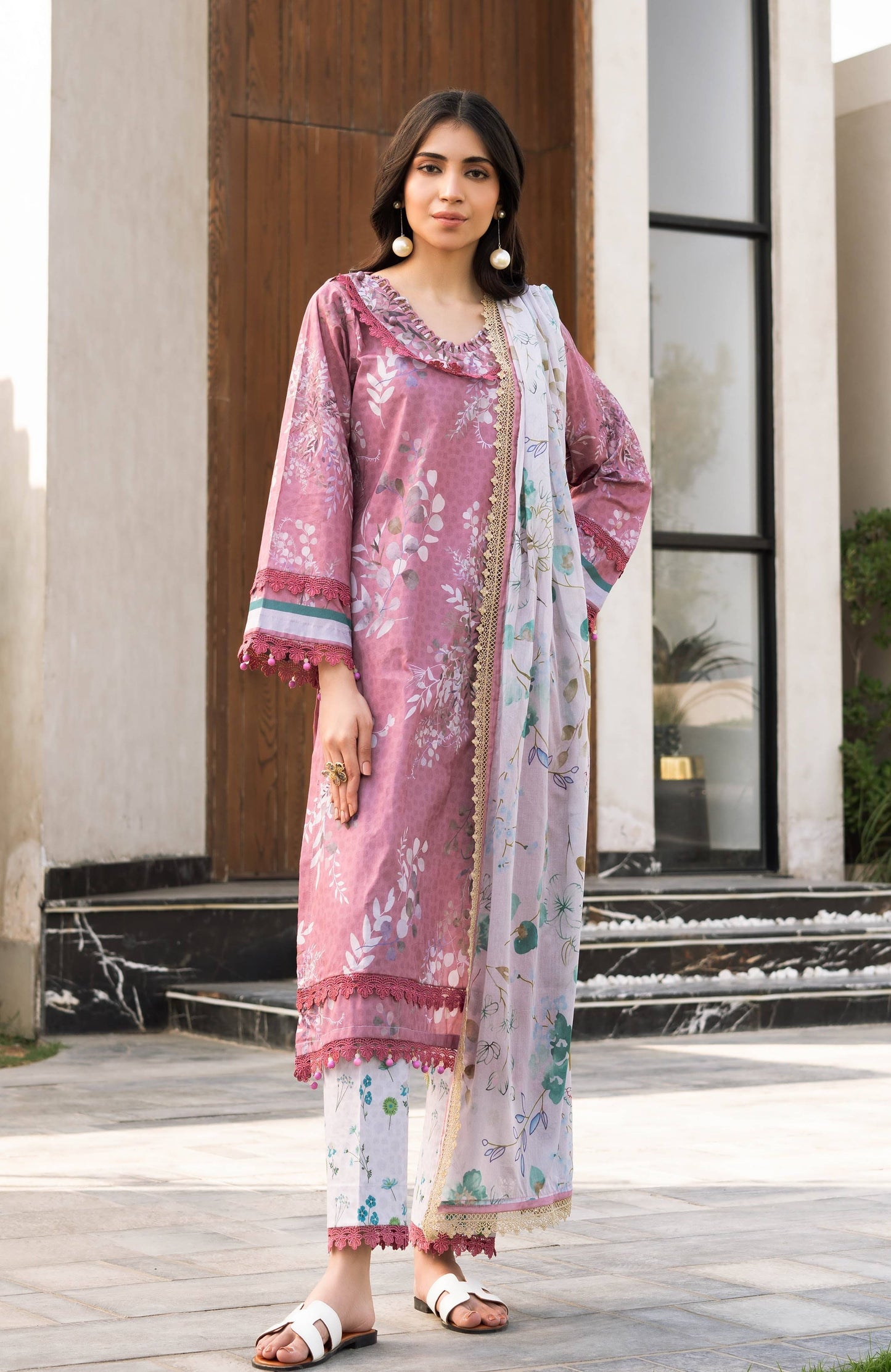 Alzohaib | Premium Prints 25 | AZP-25-09 by Maria Faisal - Registered Vendor of : Al Zohaib - type : Ladies Clothes - 100% original wedding dresses