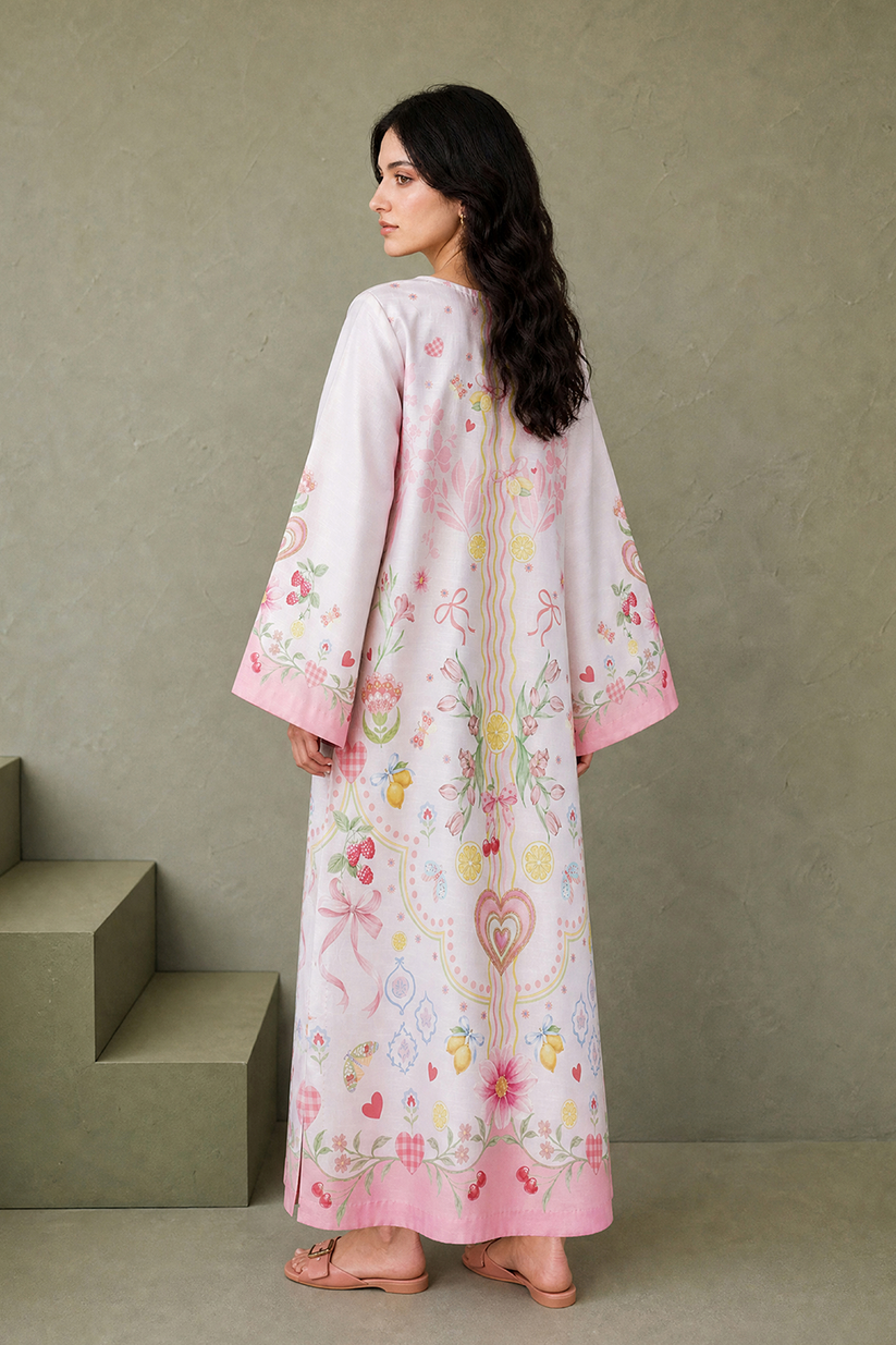 Saad Shaikh | Ease Fall Edit 26 | D-07 Kaftan - Casual Dress - available at Maria Faisal in UK and USA.