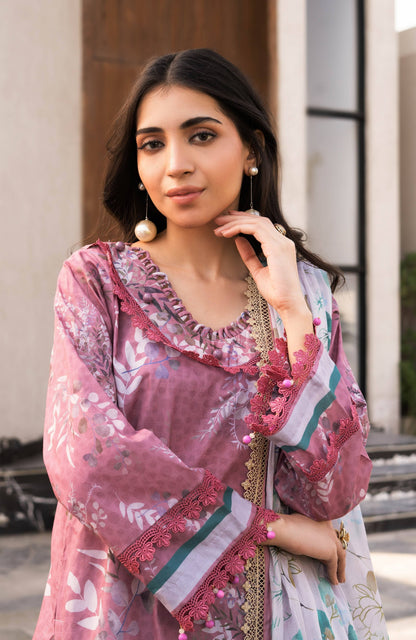 Alzohaib | Premium Prints 25 | AZP-25-09 by Maria Faisal - Registered Vendor of : Al Zohaib - type : Ladies Clothes - 100% original wedding dresses