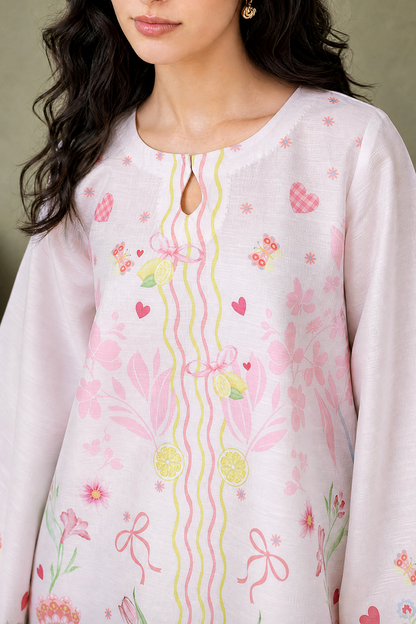 Saad Shaikh | Ease Fall Edit 26 | D-07 Kaftan - Casual Dress - available at Maria Faisal in UK and USA.