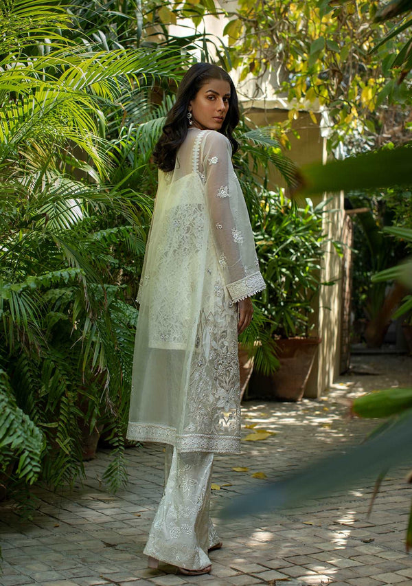 Layla Chatoor | Luxury Pret | Long Coat With Pants - Luxury Dress - available at Maria Faisal in UK and USA.