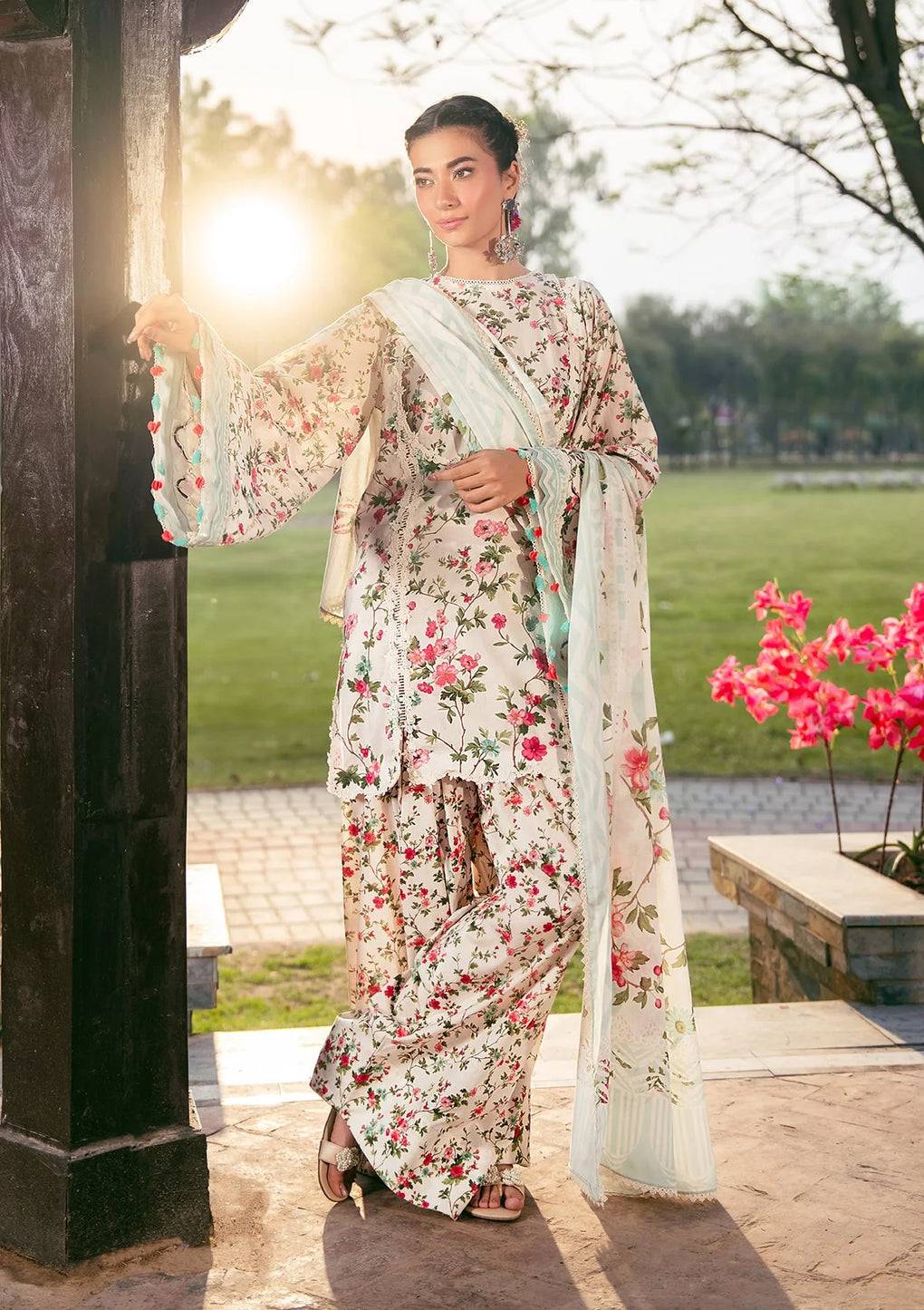 Elaf Premium | Prints 25 | EPS-3B DAY BLOOM by Maria Faisal - Registered Vendor of : Elaf Premium - type : Ladies Clothes - 100% original wedding dresses
