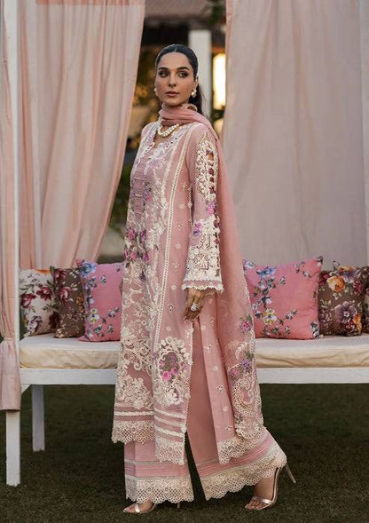 Kahf Premium | Luxury Lawn 25 | KLR-09 Bellerose by Maria Faisal - Registered Vendor of : Kahf Premium - type : Ladies Clothes - 100% original wedding dresses