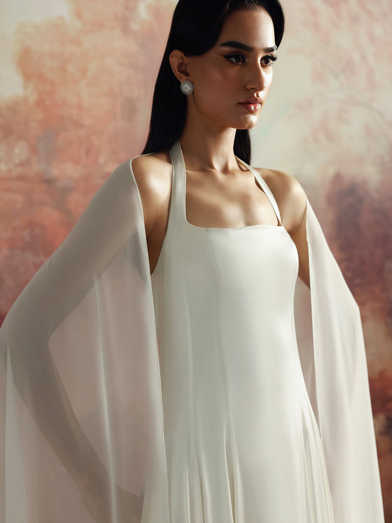 Caia | Basics 26 | Look 3 - Luxury Dress - available at Maria Faisal in UK and USA.