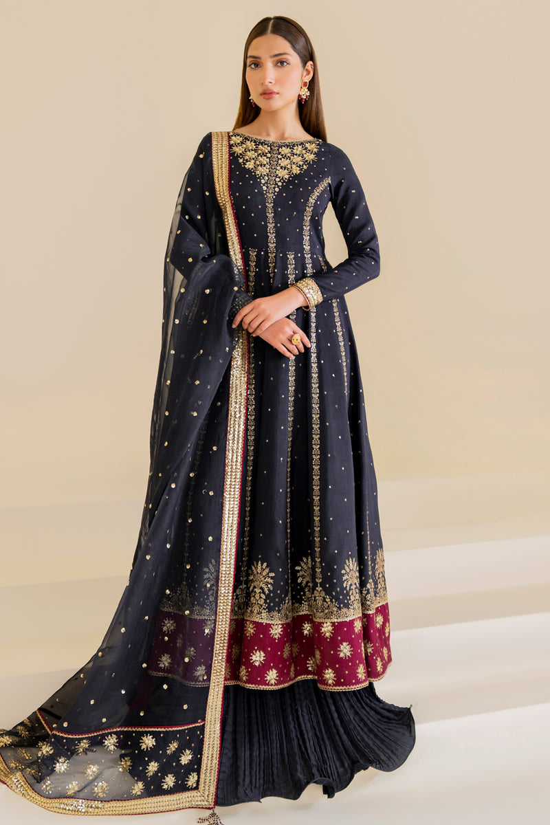 Jazmin | Formals Collection | Raw Silk UR-7019 - Ladies Clothes - Maria Faisal