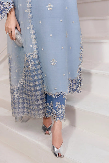 Rangrasiya | Lumeire Silk |Cielo - Luxury Dress - available at Maria Faisal in UK and USA.