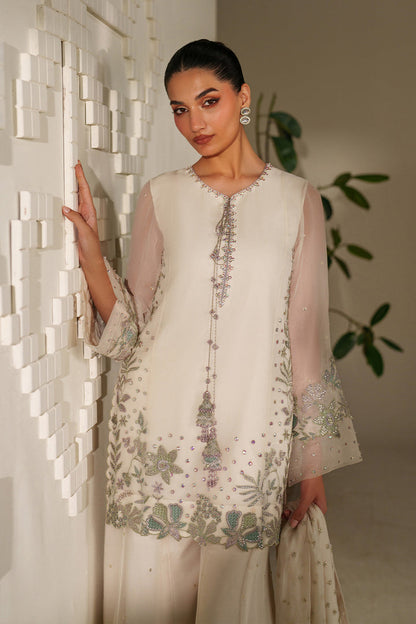 Iznik | Chinon Chiffon | UE-620 - Dress - available at Maria Faisal in UK and USA.