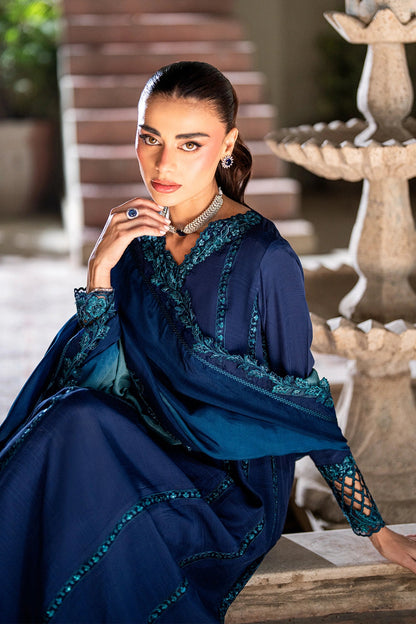 Azure | Vogue Formals | Galactic Glam - Formal Dress - available at Maria Faisal in UK and USA.