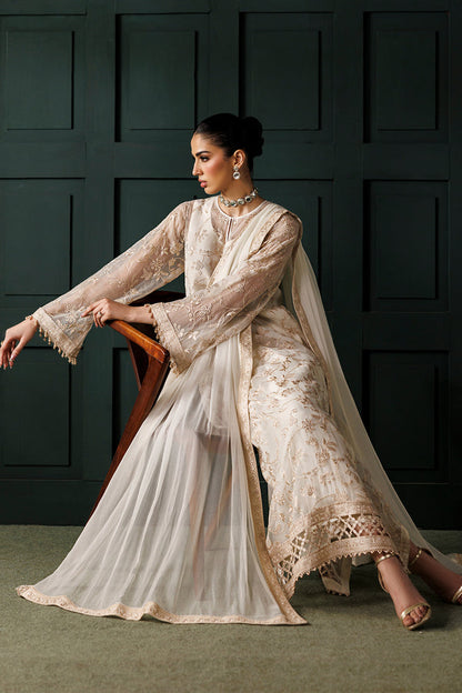 Baroque | Formals Collection | EMBROIDERED CHIFFON UF-4437 - Formal Dress - available at Maria Faisal in UK and USA.