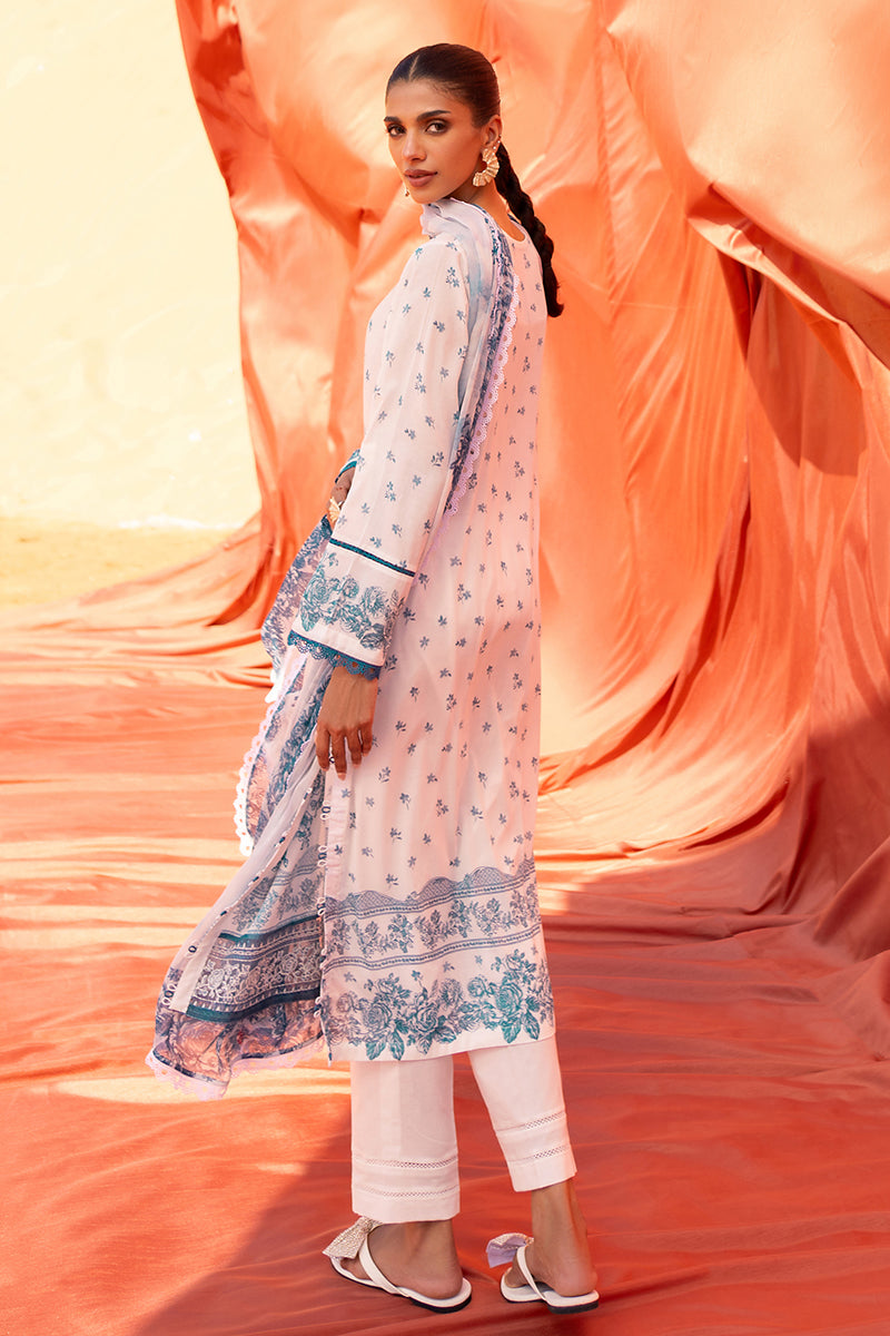 Cross Stitch | Eid Lawn 24 | FLORET - Designer Dress with Intricate embroidery and embellishments. Shop elegent wedding dress at Maria Faisal.