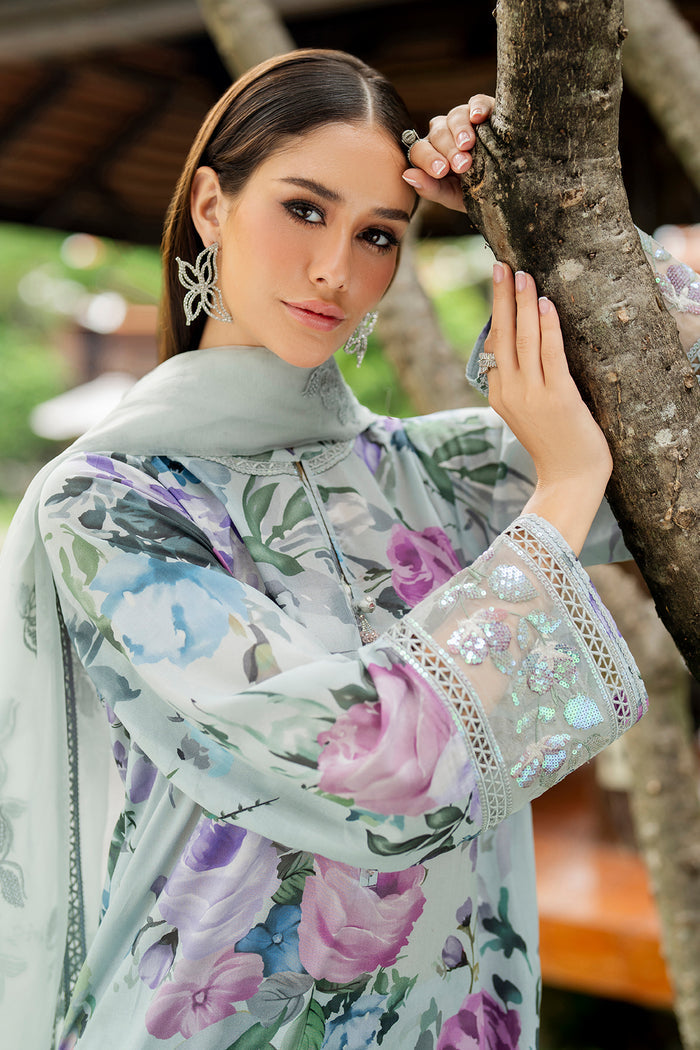 Baroque | Luxury Pret Summer | UF-4268 - Luxury Dress - available at Maria Faisal in UK and USA.