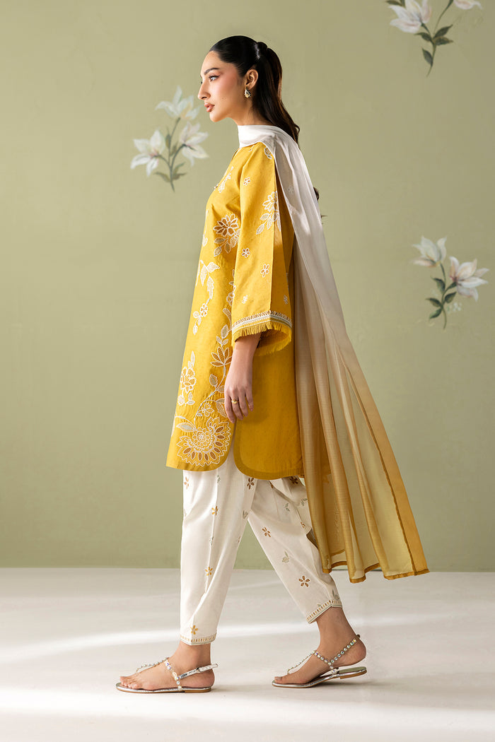 Baroque | Luxury Pret Summer | UF-4419 - Luxury Dress - available at Maria Faisal in UK and USA.