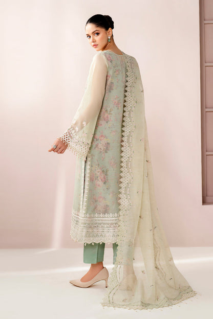 Baroque | Formals Collection | EMBROIDERED COTTON PATTI UF-4188 - Formal Dress - available at Maria Faisal in UK and USA.