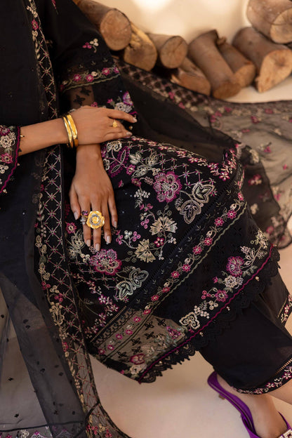 Batik | Cyra Luxury Solids | Black Onyx by Maria Faisal - Registered Vendor of : Batik - type : Ladies Clothes - 100% original wedding dresses