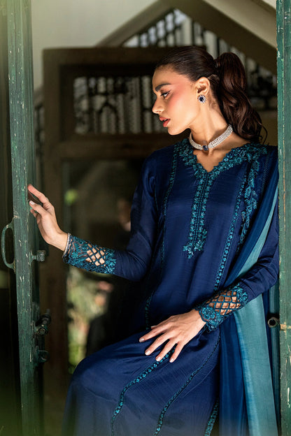 Azure | Vogue Formals | Galactic Glam - Formal Dress - available at Maria Faisal in UK and USA.