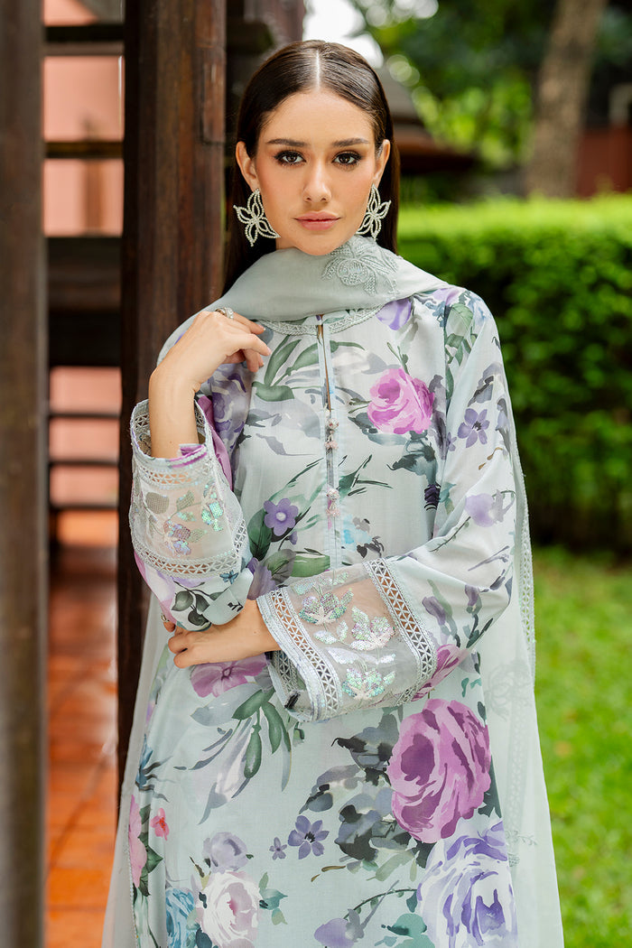 Baroque | Luxury Pret Summer | UF-4268 - Luxury Dress - available at Maria Faisal in UK and USA.