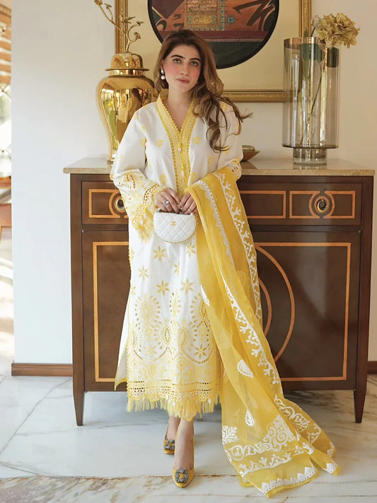 Faiza Faisal | Maya Luxury Lawn | Ceren - Maria Faisal