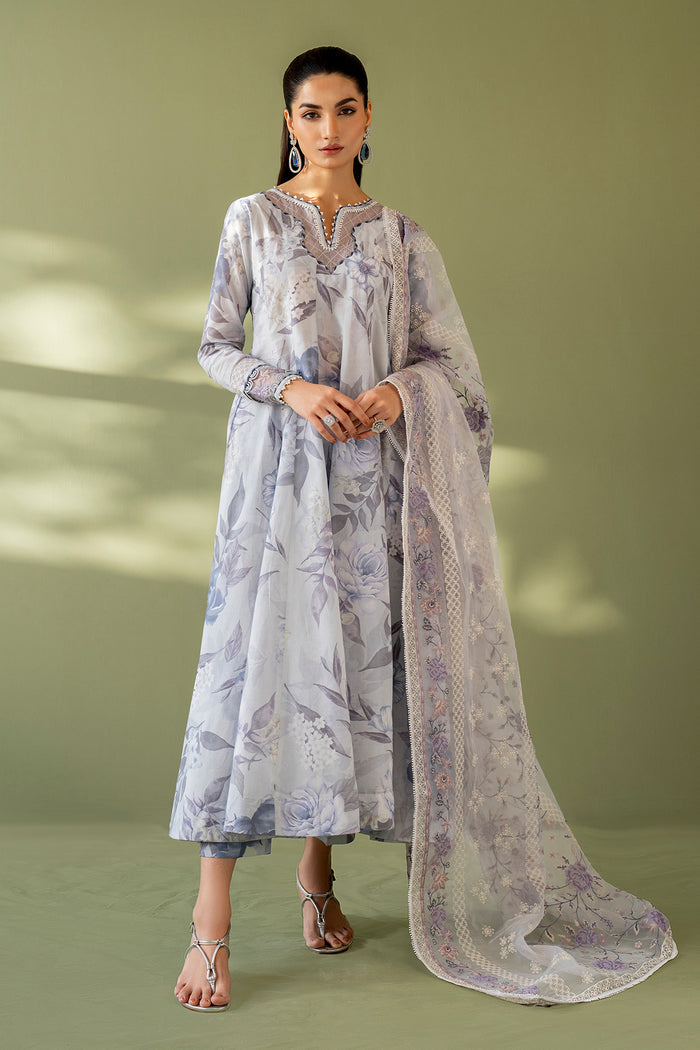 Baroque | Luxury Pret Summer | UF-4173 - Luxury Dress - available at Maria Faisal in UK and USA.