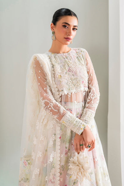 Baroque | Formals Collection | EMBROIDERED NET UF-686 - Formal Dress - available at Maria Faisal in UK and USA.