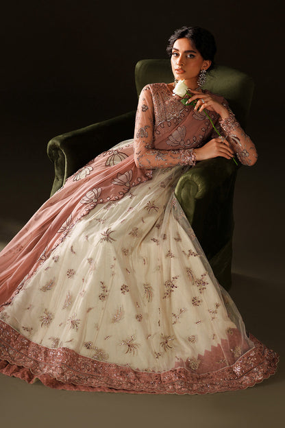 Iznik | Velvet 25 | IV-78 Embroidered Velvet - Formal Dress - available at Maria Faisal in UK and USA.