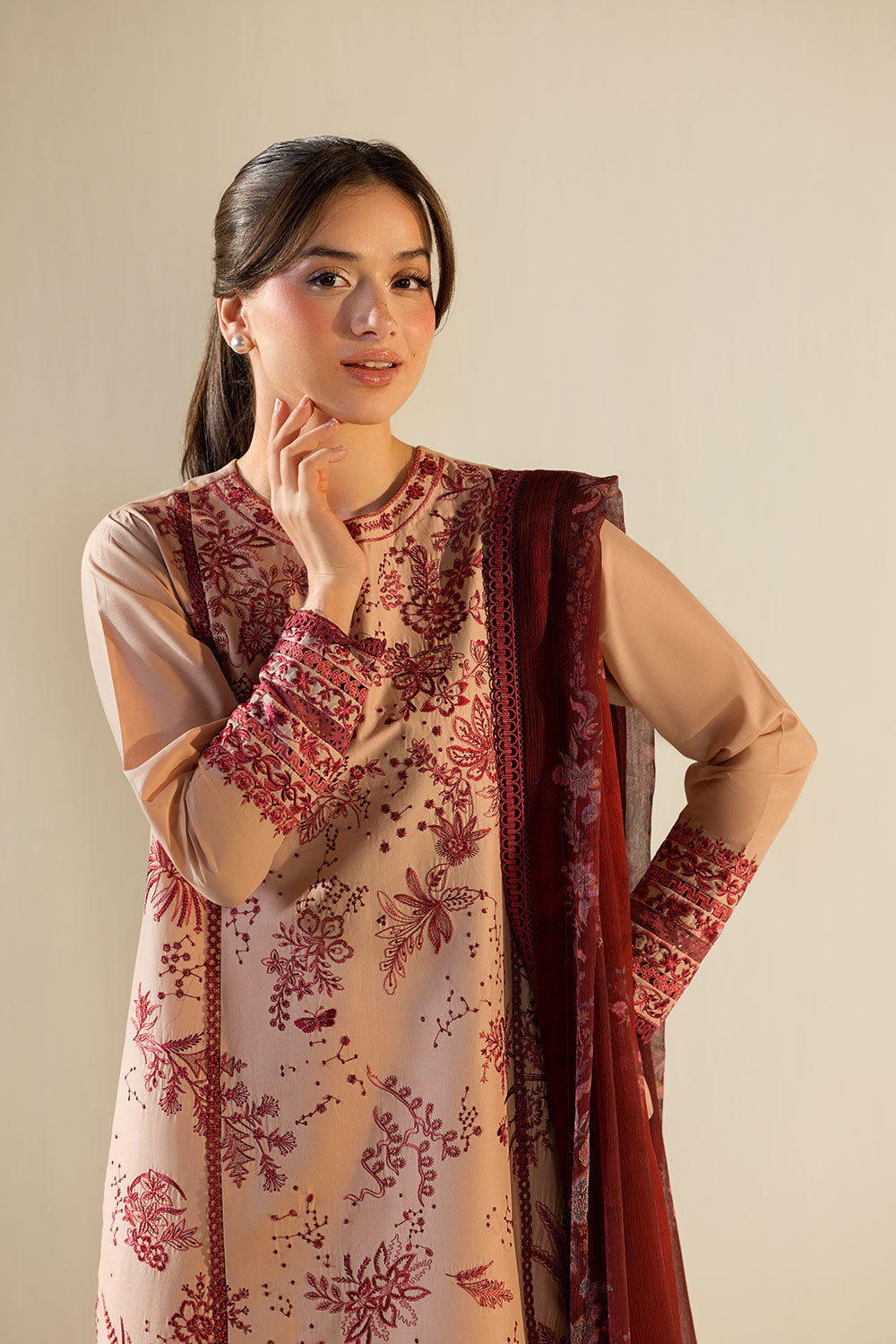 Sobia Nazir | Vital 26 | 9A - Luxury Dress - available at Maria Faisal in UK and USA.
