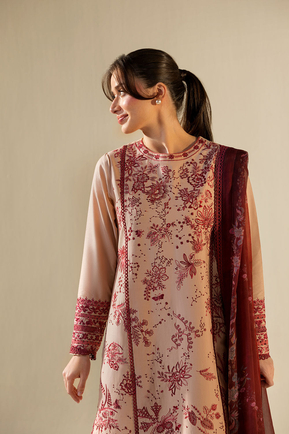 Sobia Nazir | Vital 26 | 9A - Luxury Dress - available at Maria Faisal in UK and USA.