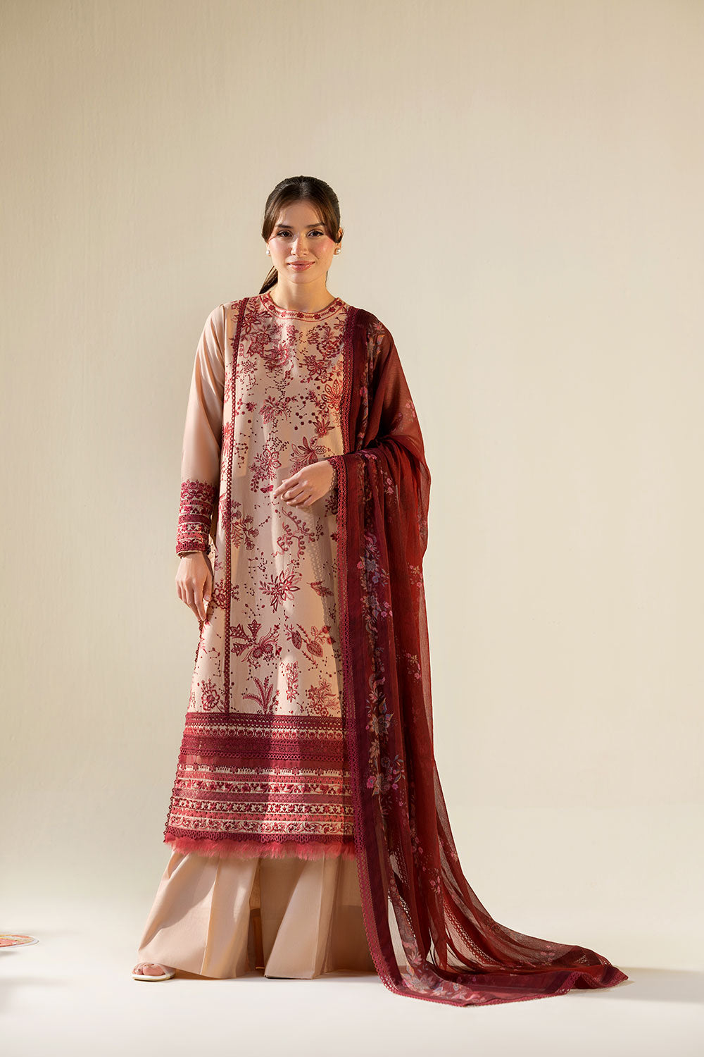 Sobia Nazir | Vital 26 | 9A - Luxury Dress - available at Maria Faisal in UK and USA.