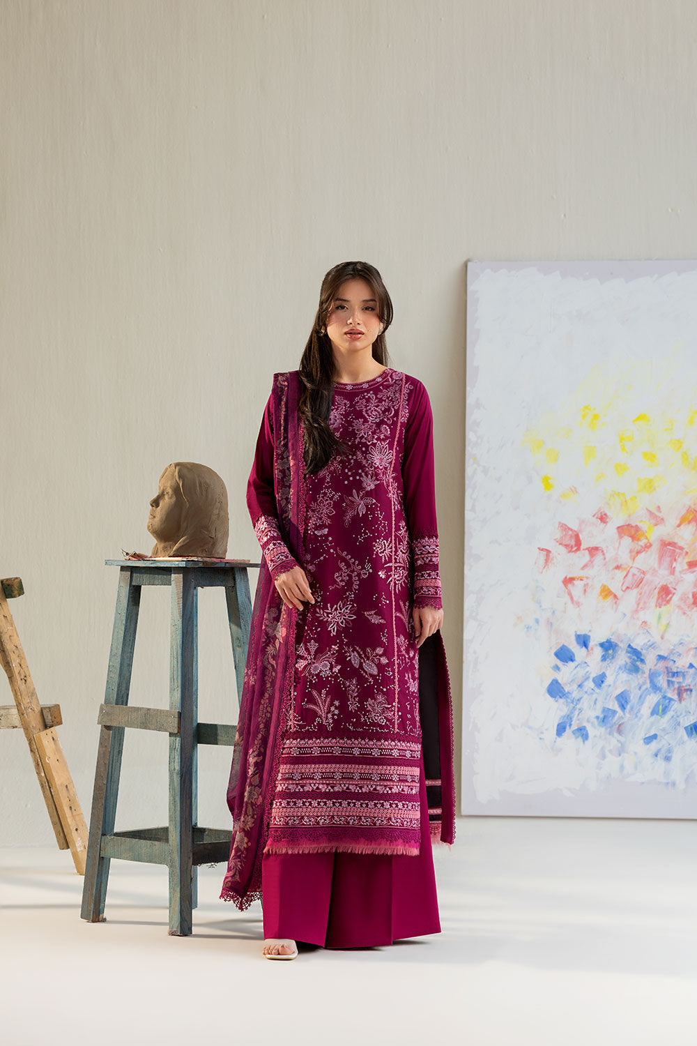 Sobia Nazir | Vital 26 | 9B - Luxury Dress - available at Maria Faisal in UK and USA.