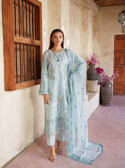 Zebtan | Zeenat Luxury Lawn Eid Collection | ZL 06 - Maria Faisal