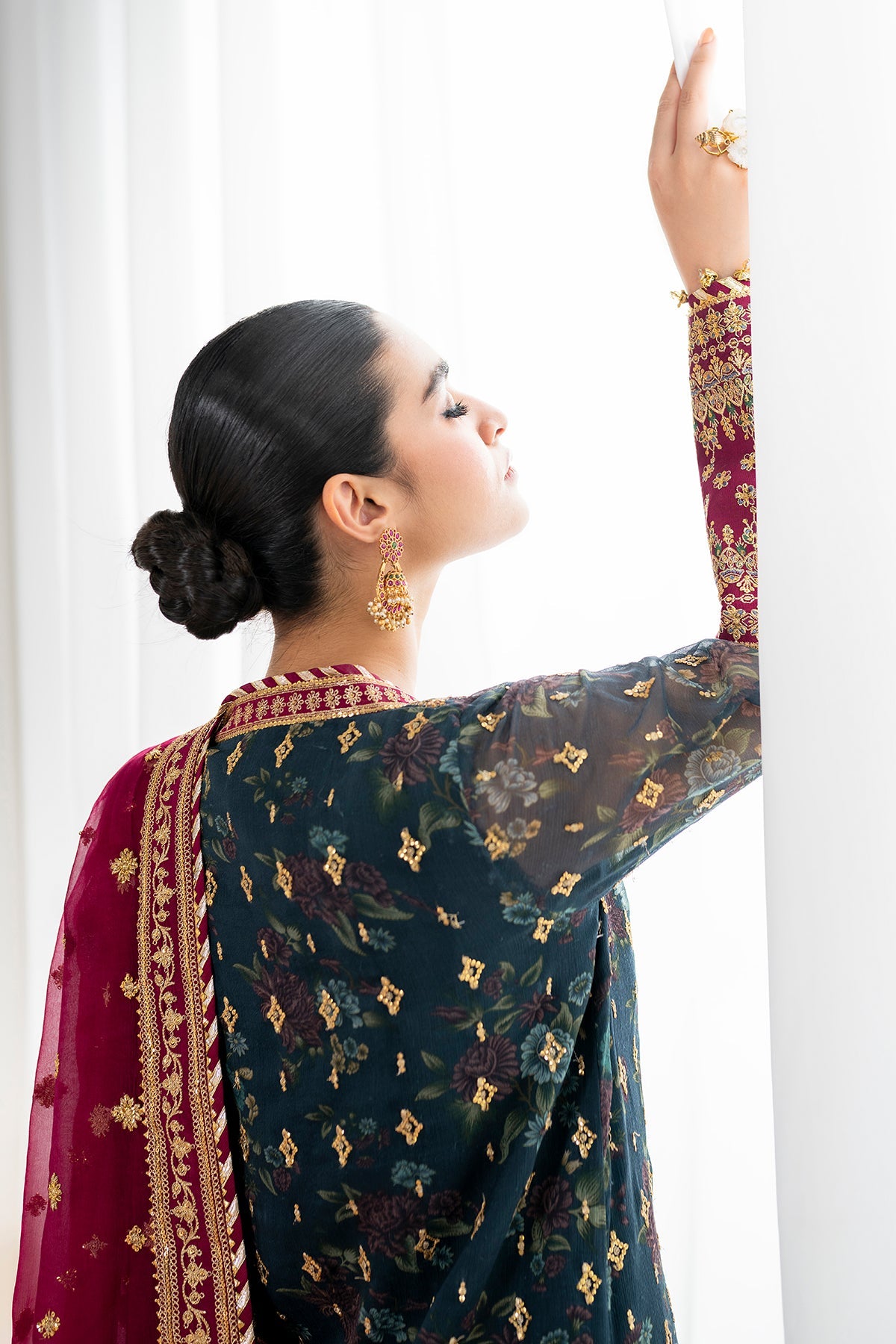 Baroque | Embroidered Chiffon | SF-689