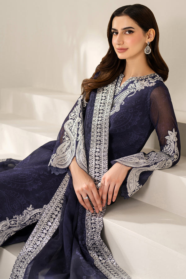 Farasha | Fiorella Formals | Blue Dazzle - Ladies Clothes - Maria Faisal
