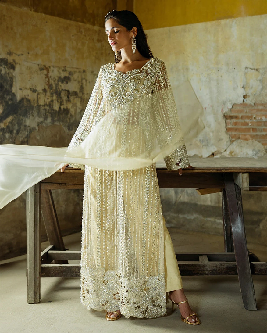 Mushq | Fleur Luxury Formals | Marguerite - Formal Dress - available at Maria Faisal in UK and USA.