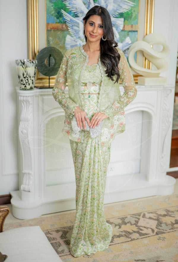 Layla Chatoor | Luxury Pret | Elara - Luxury Dress - available at Maria Faisal in UK and USA.