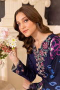 Farasha | Seraya Lawn 24 | INDIGO - Designer Dress with Intricate embroidery and embellishments. Shop elegent wedding dress at Maria Faisal.
