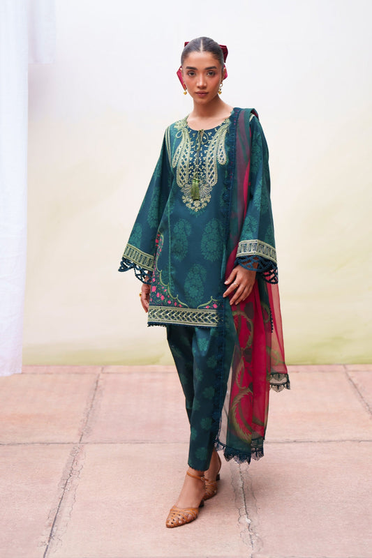Saira Rizwan | Laanem SS 26 | NAYRA-B-SRL26-01 - Luxury Dress - available at Maria Faisal in UK and USA.