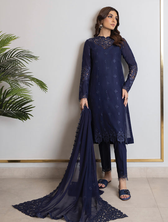 Iznik | Lawnkari 24 | UE-146 NEATSCAPE - Ladies Clothes - Maria Faisal