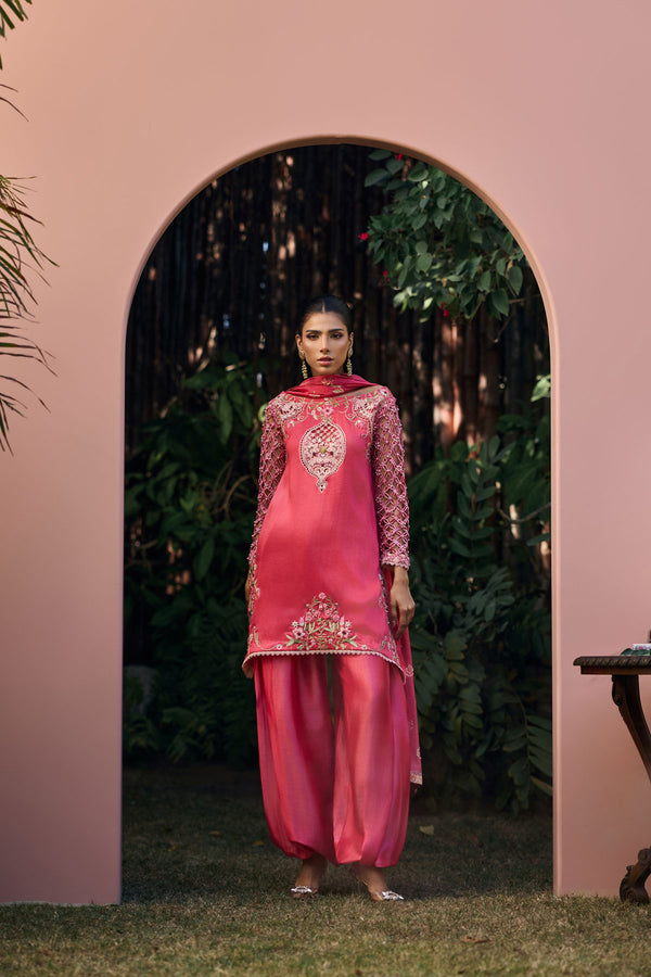 Layla Chatoor | Luxury Pret | Meeya - Luxury Dress - available at Maria Faisal in UK and USA.