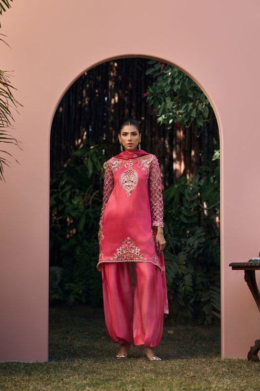 Layla Chatoor | Luxury Pret | Meeya - Luxury Dress - available at Maria Faisal in UK and USA.
