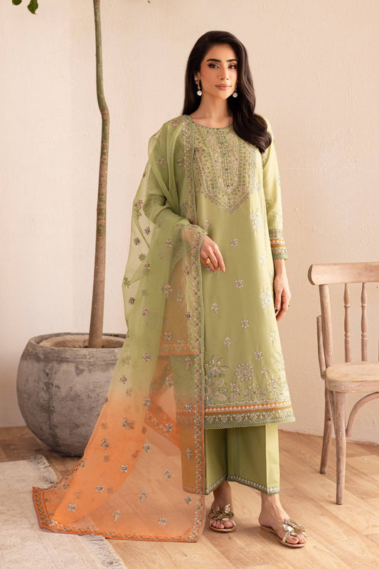 Batik | Nyra Embroidered Summer Solids | Citrus Glow by Maria Faisal - Registered Vendor of : Batik - type : Ladies Clothes - 100% original wedding dresses