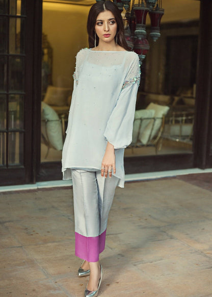 Hana | Serendipity Ready to Wear | Blue Berry Swirl by Maria Faisal - Registered Vendor of : Hana - type : Ladies Clothes - 100% original wedding dresses