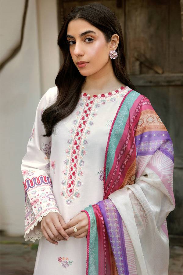 Farasha | Summer Weaves Embroidered Lawn | Pebble Glow by Maria Faisal - Registered Vendor of : Farasha - type : Ladies Clothes - 100% original wedding dresses
