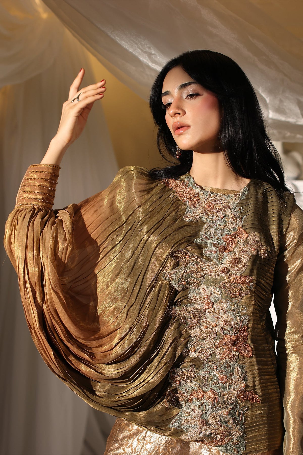 Musferah Saad | Casa Blance |Avant Garde - Bridal Dress - available at Maria Faisal in UK and USA.